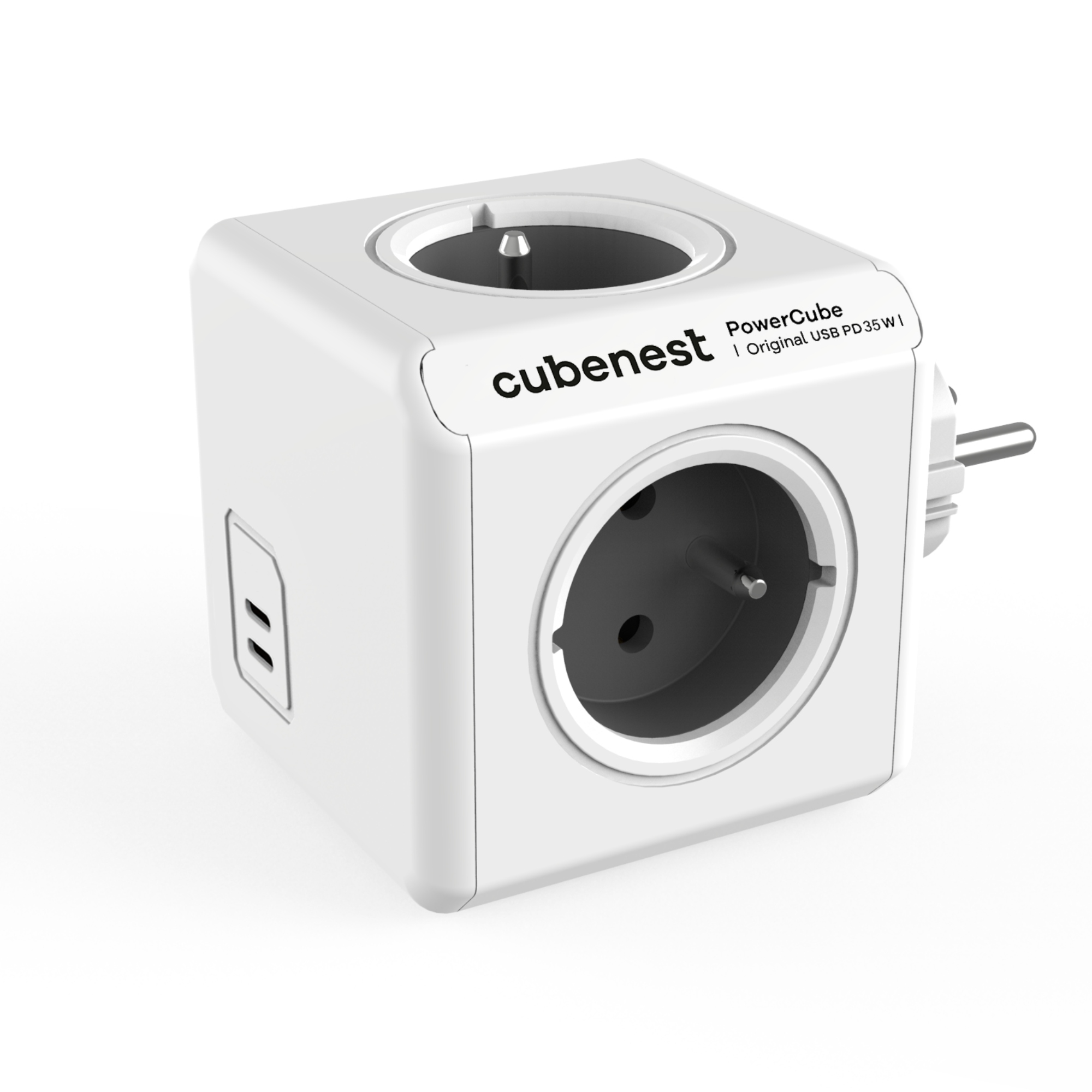 Cubenest PowerCube Original Usb C+C Pd 35 W šedá