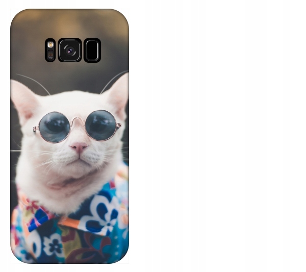

Etui pokrowiec Samsung Galaxy S8 Kot hipster smies