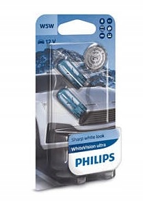 

2SZT. Żarówki Philips W5W White Białe Światło