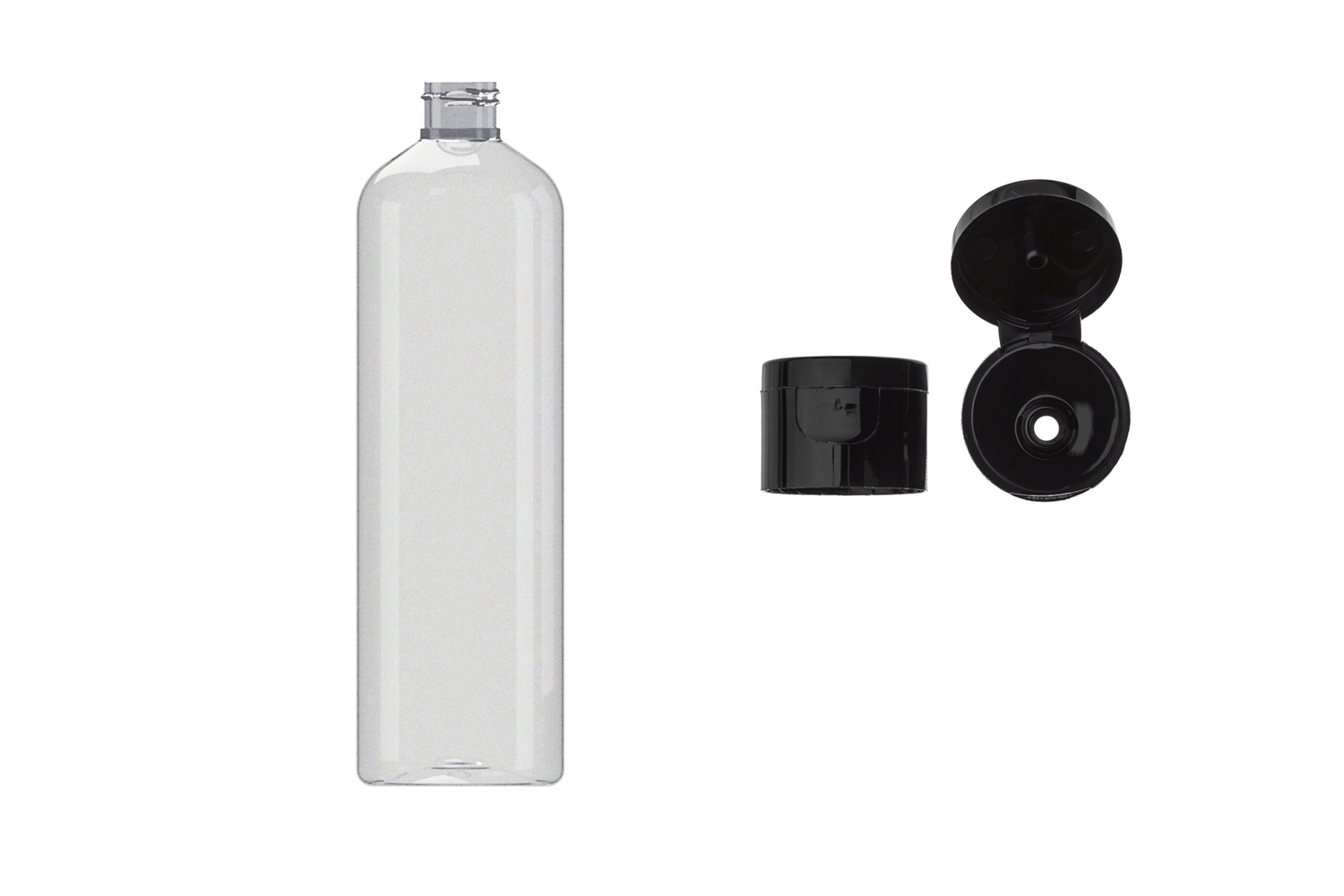 

Butelka plastikowa Pet 500 ml z nakrętką Flip Top