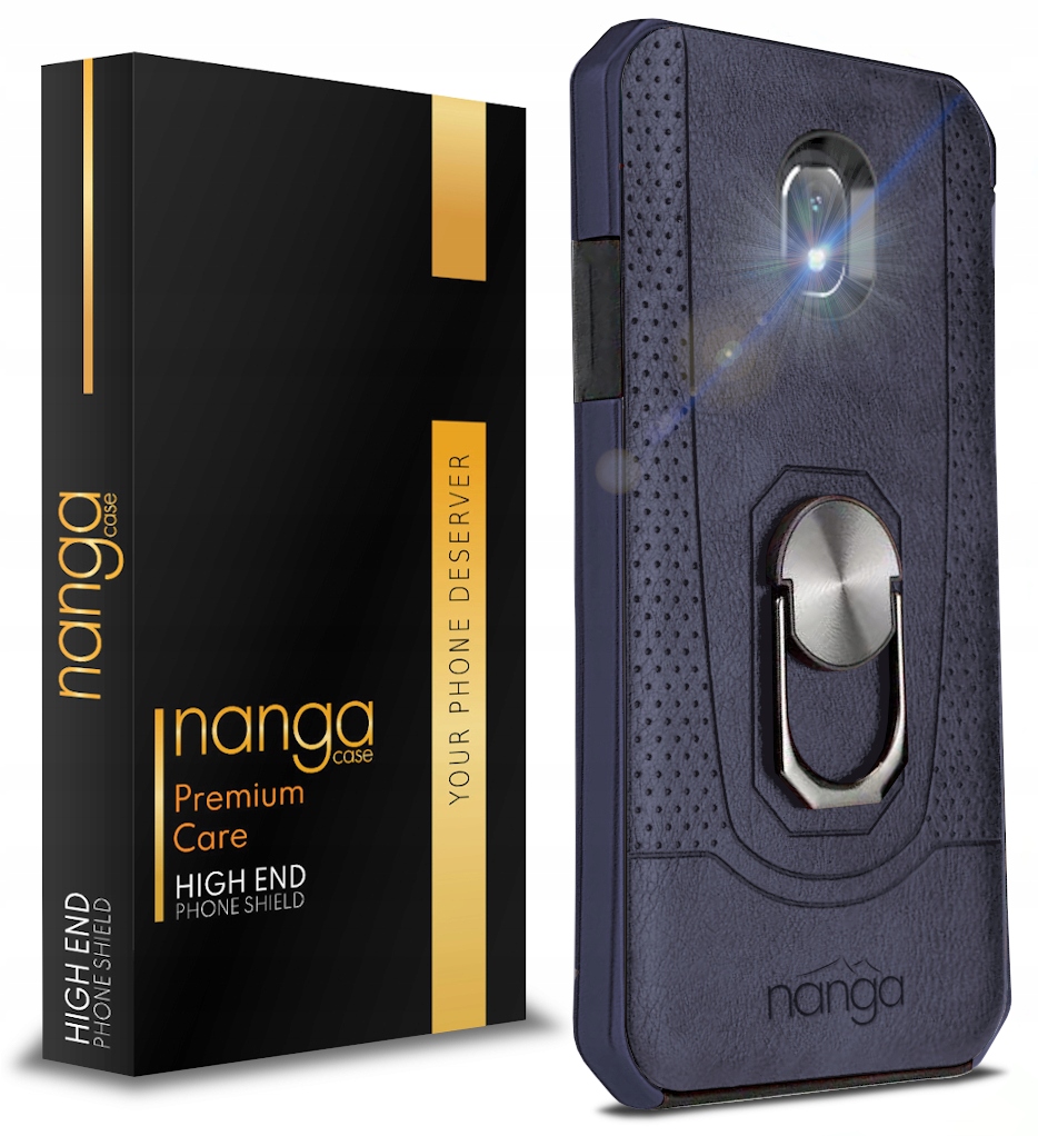 

Etui Skóra Vintage Ring Do Galaxy J7 2017 Bl