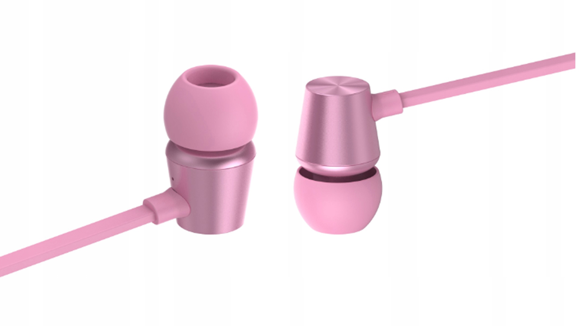 SŁUCHAWKI SWISSTEN METAL DYNAMIC YS500 RÓŻOWE Stan opakowania oryginalne