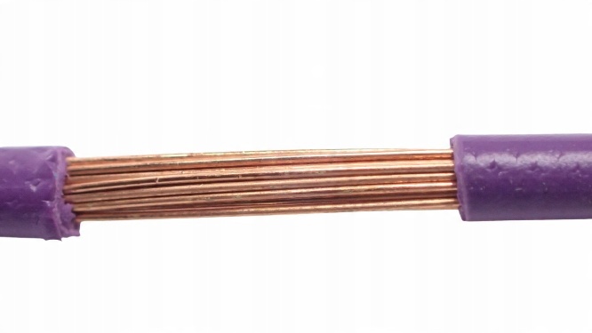 

Przewód Kabel Flry-b 1x0,75mm Fioletowy 5m