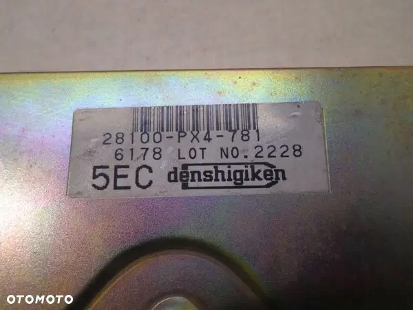 control unit of the engine HONDA ACCORD V 2.0 28100-PX4-781