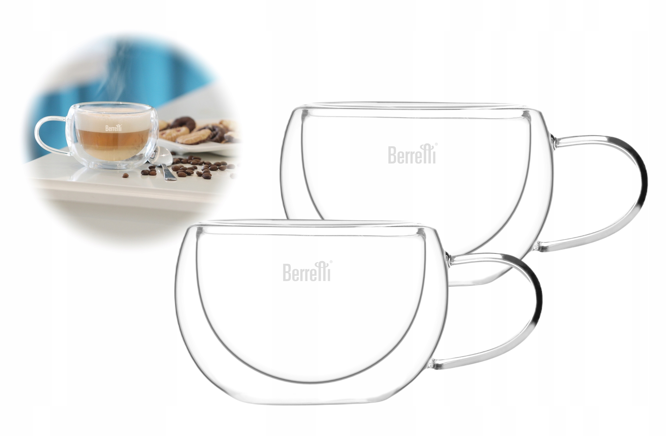 

Szklanki Kubki Termiczne 270ML Cappuccino Herbaty