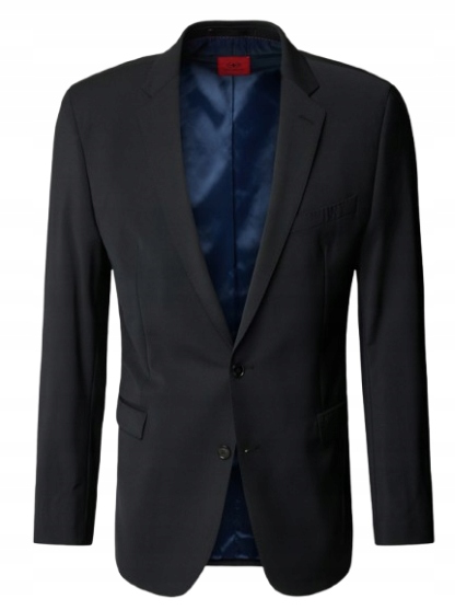 Strellson Pánské Sako Černé Jednořadé Slim Fit 46 Jmr