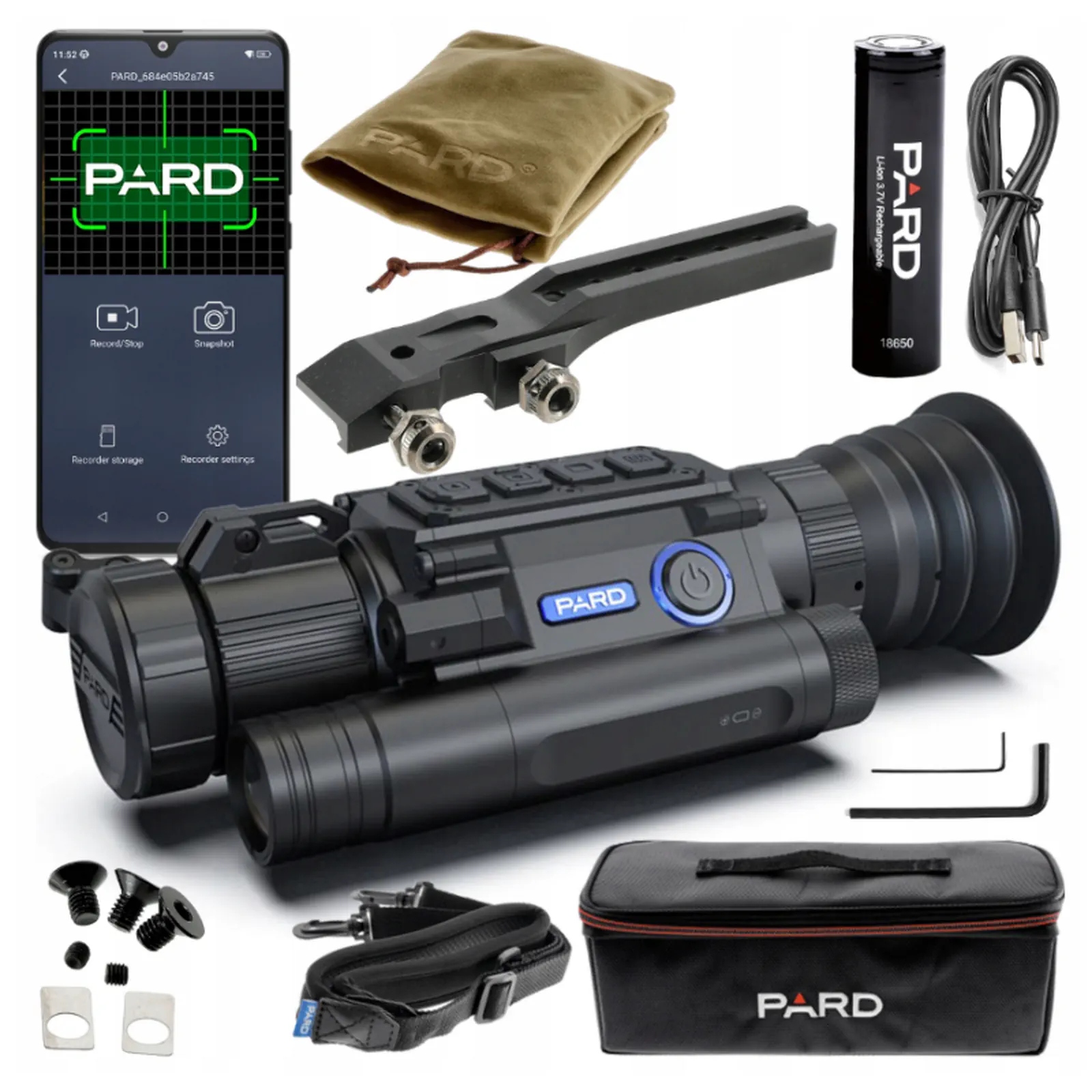 Zaměřovač pro noční vidění Pard NV-008SP2 940nm noční vidění sada dalekohledu