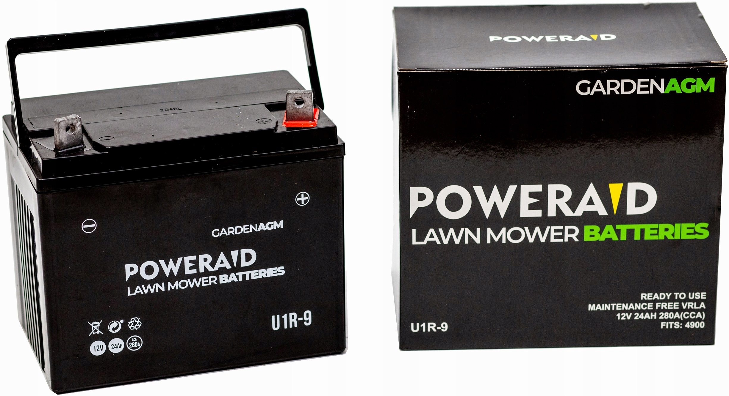 Akumulátor Smf Poweraid 12V 24AH 250A U1R-9 Traktorová Sekačka