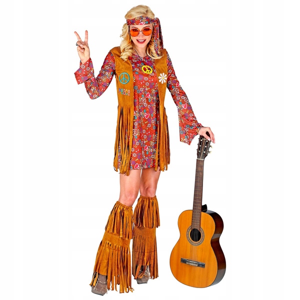 Hippie Outfit Hippie Dětský Kostým 70. Léta