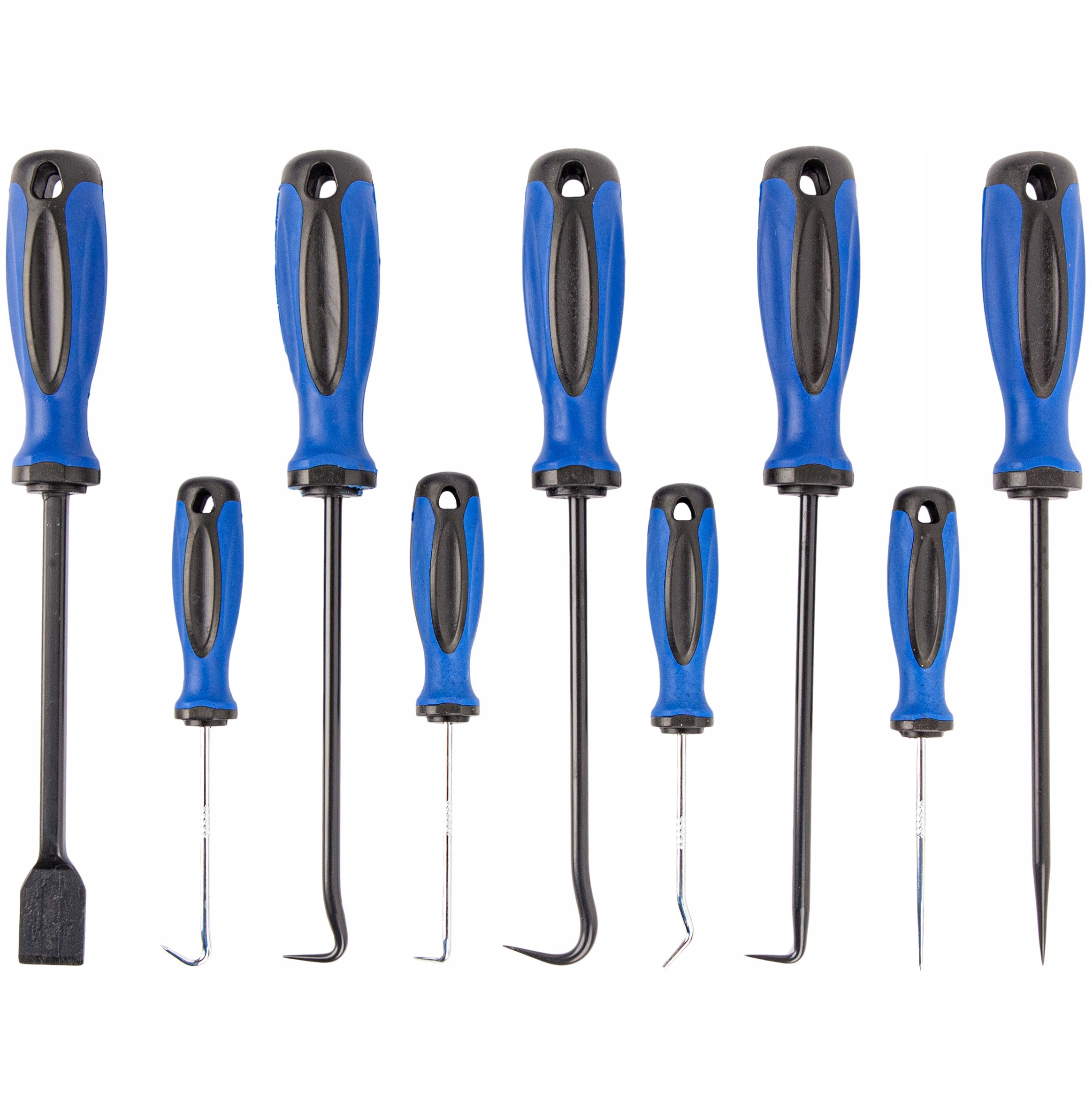 ŚRUBOKRĘTY HACZYKOWE HACZYKI DO ORINGÓW USZCZELEK GROTY SZPIKULCE HAKI 9SZT