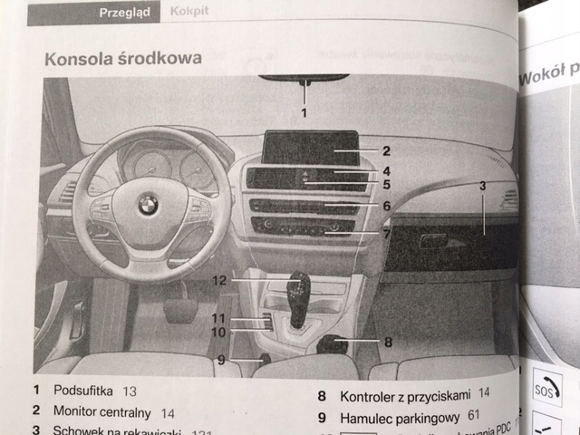 BMW serii 1 F20 polska instrukcja obsługi 2011-2015 + nawigacja radio tel Tematyka Samochody osobowe