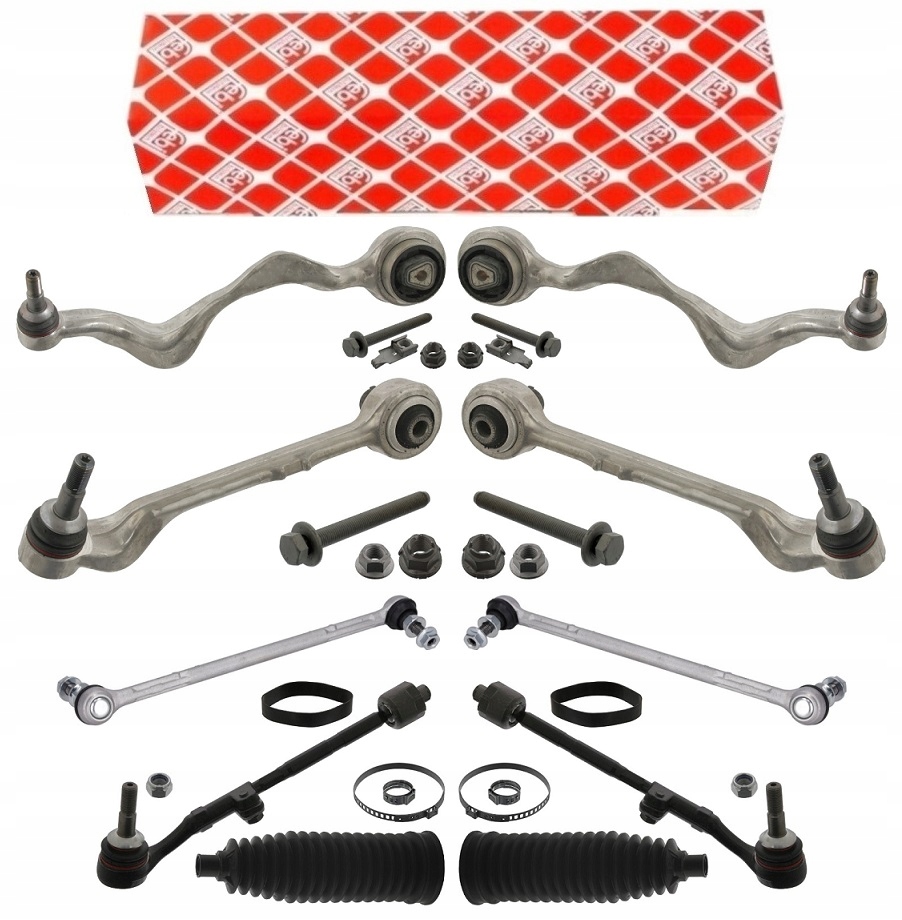 Sada Ramena Spojky Koncovek Přední Bmw 1 E81 E87 Bmw 3 E90 E91 Febi