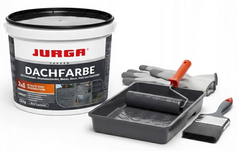 Jurga Papa w Płynie antracyt 12 kg – membrana hydroizolacyjna dachy płaskie