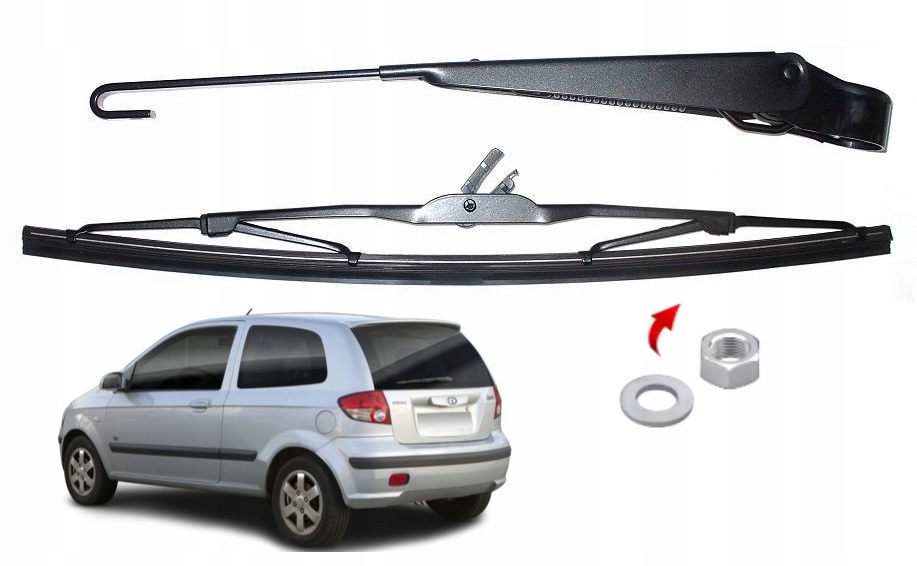 RAMIĘ + WYCIERACZKA PIÓRO NA TYŁ Hyundai Getz 2002-2009r