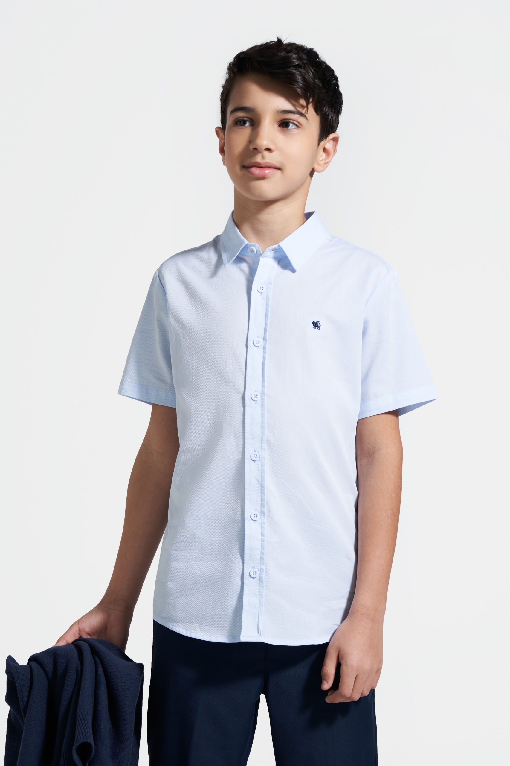 Chlapčenská košeľa 164 Elegantná košeľa pre chlapca Coccodrillo WC4