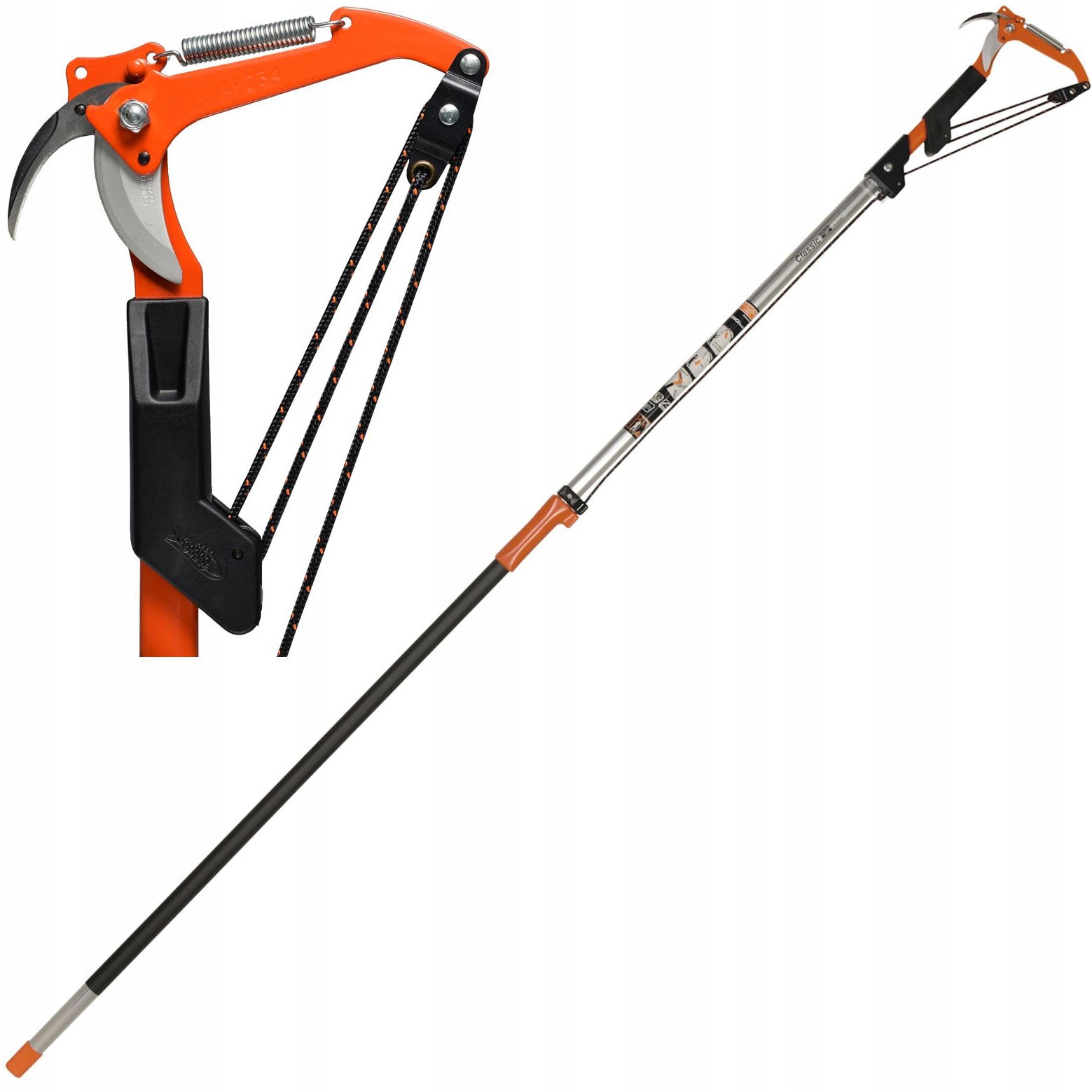 Sekáč na výložníku 2200 Mm 30 Mm Bahco Ap 234 F Záhradný na konáre