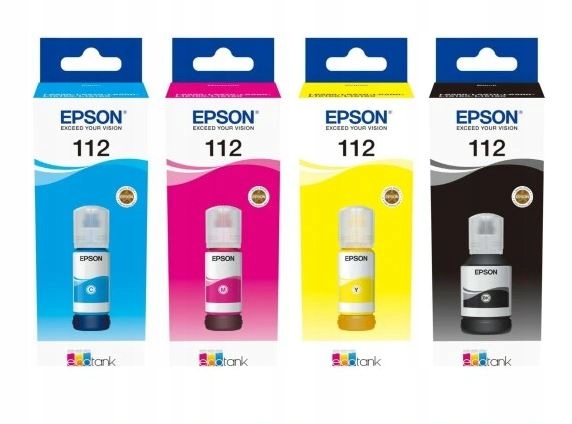 Sada 4 x Atramentov Epson 112 pre L11160, L15150, L15160, L6550, L6570