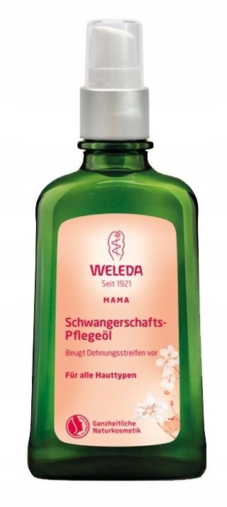 Weleda Mama Stretch Masážní Olej Na Strie Pro Těhotné Ženy 100 ml