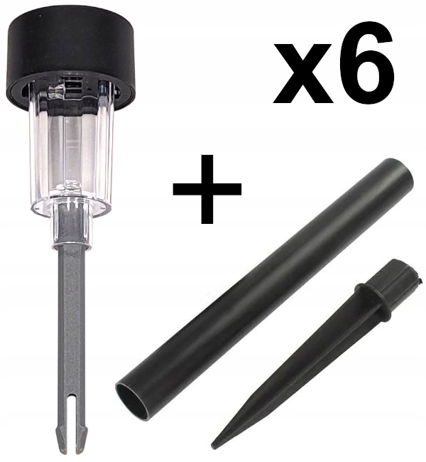 6x LAMPA LAMPKA SOLARNA LED wbijan DO BASENU Bestway Intex UNIWERSALNA 6szt