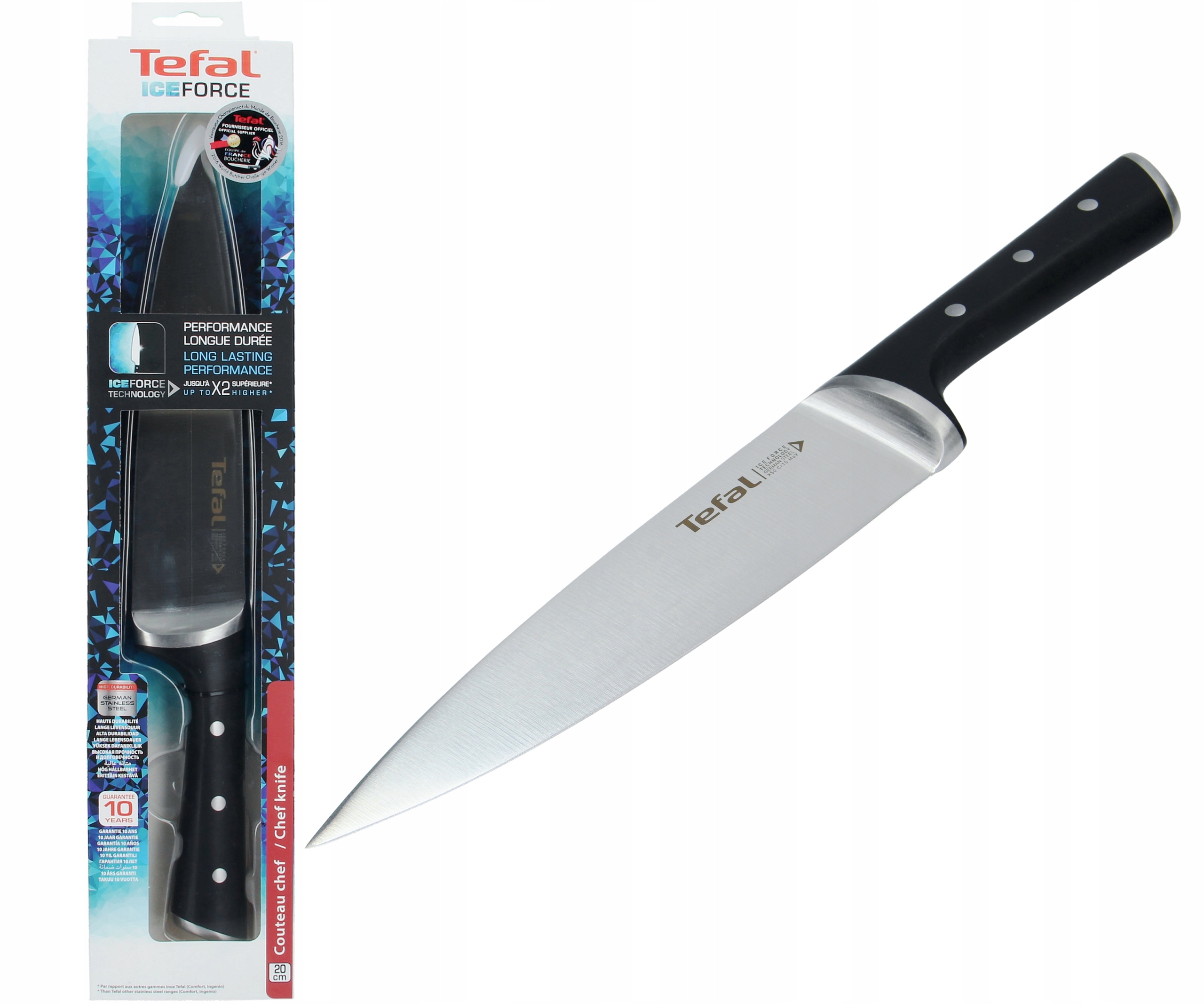 

Nóż szefa kuchni Tefal Ice Force 20cm