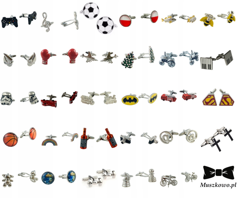 Spinki do mankietów koszuli RAKIETA KOSMOS ASTRONAUTA NASA SŁAWOSZ Marka inna