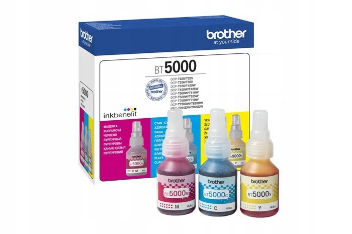 Originální inkoust v lahvi Cmy Brother BT-5000C, BT-5000M, BT-5000Y (BT5000C)