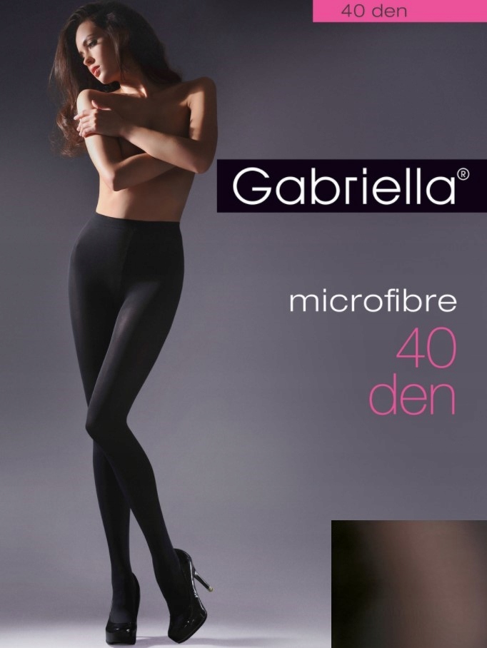 

Rajstopy Kryjące Gabriella Microfibre 40 Nero 5 XL