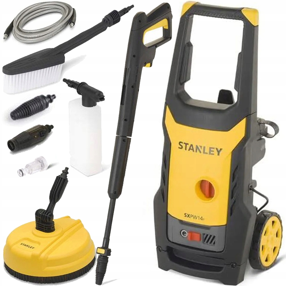 Tlaková Myčka Stanley 170 Barů Hliníkové Čerpadlo 1400W Sada Turbo Patio