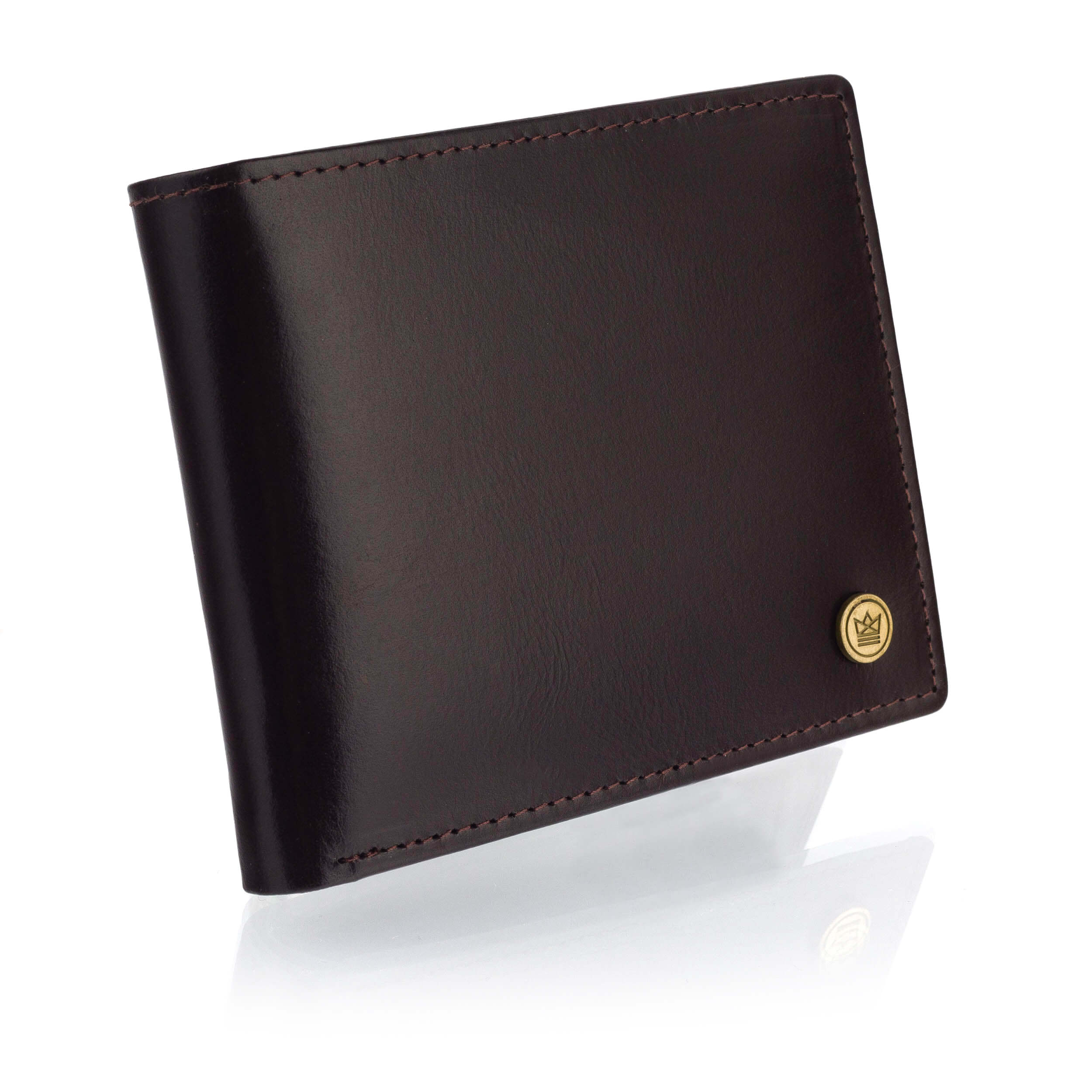 

Nandy Portfel męski skórzany Slim ochrona Rfid