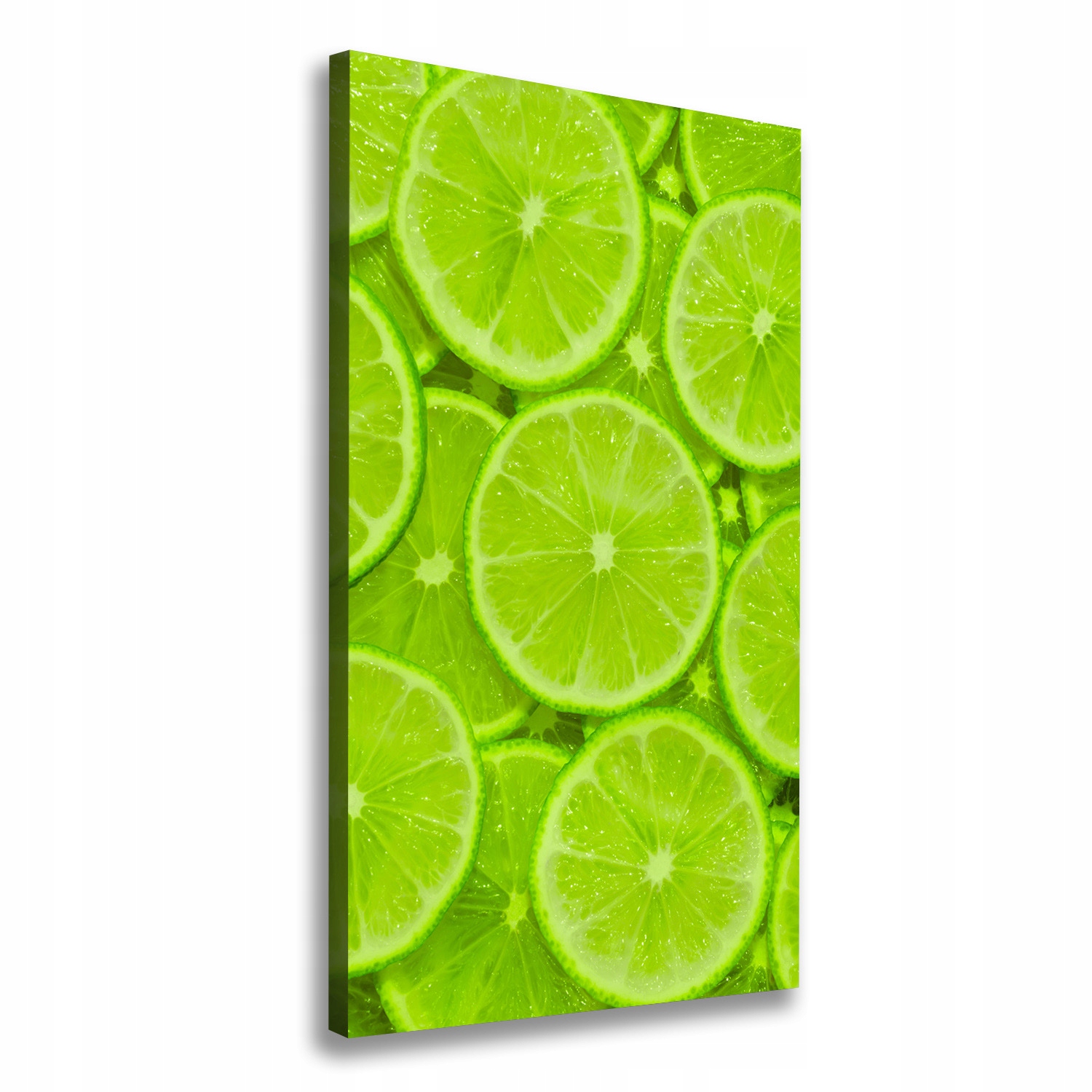 

Nowoczesny obraz canvas na ramie Limonki 50x100 cm