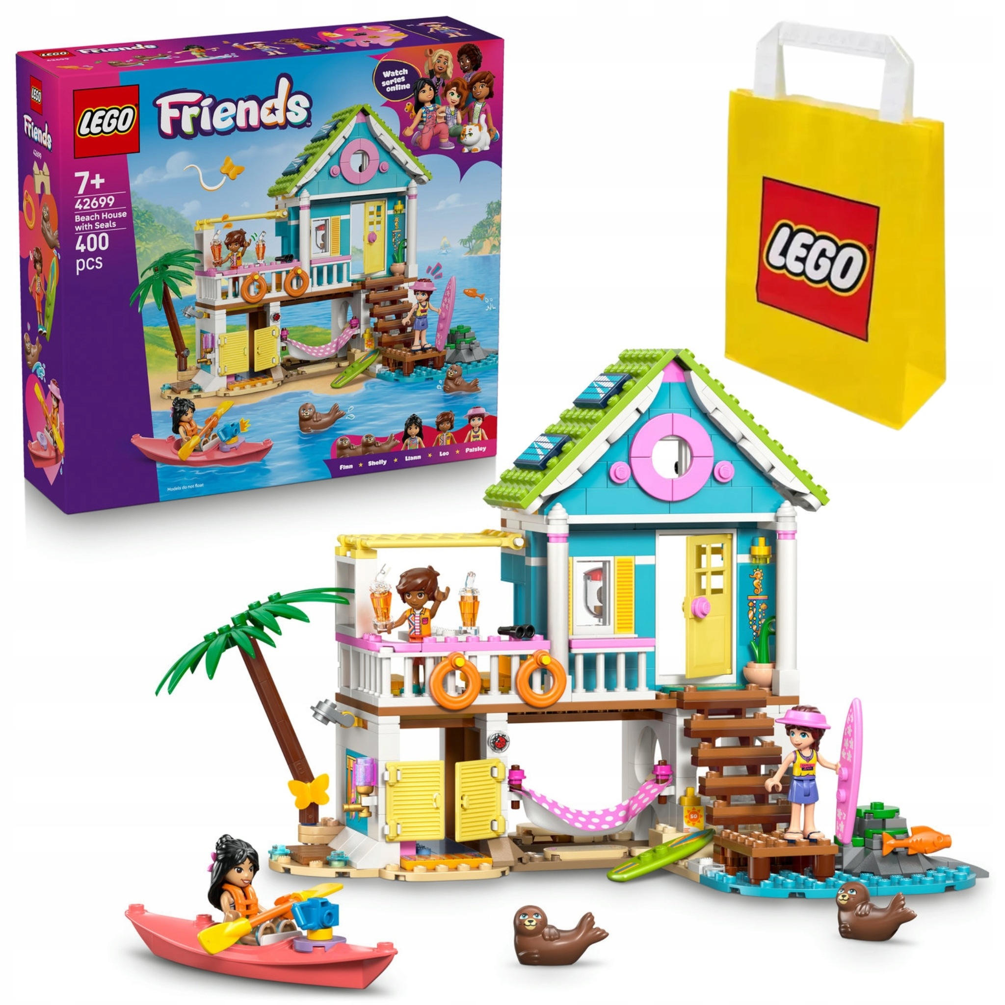 Lego Friends 42699 Plážový Domek S Tuleněmi Věk 7+ Katalog Taška Dárek