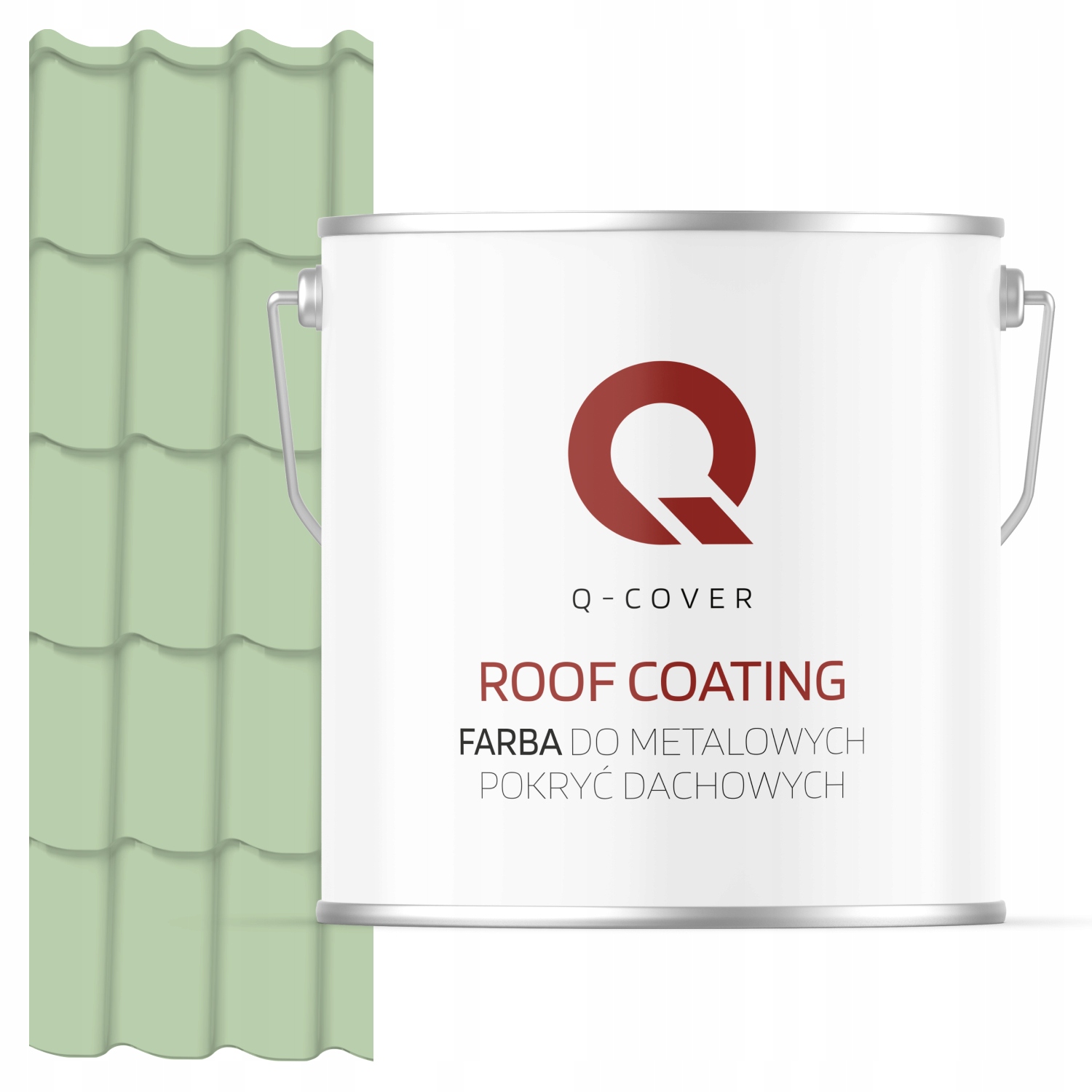 Barva Na Kovové Střechy Z Plechu Ocel Zelená Pastelová Ral 6019 5L Matná