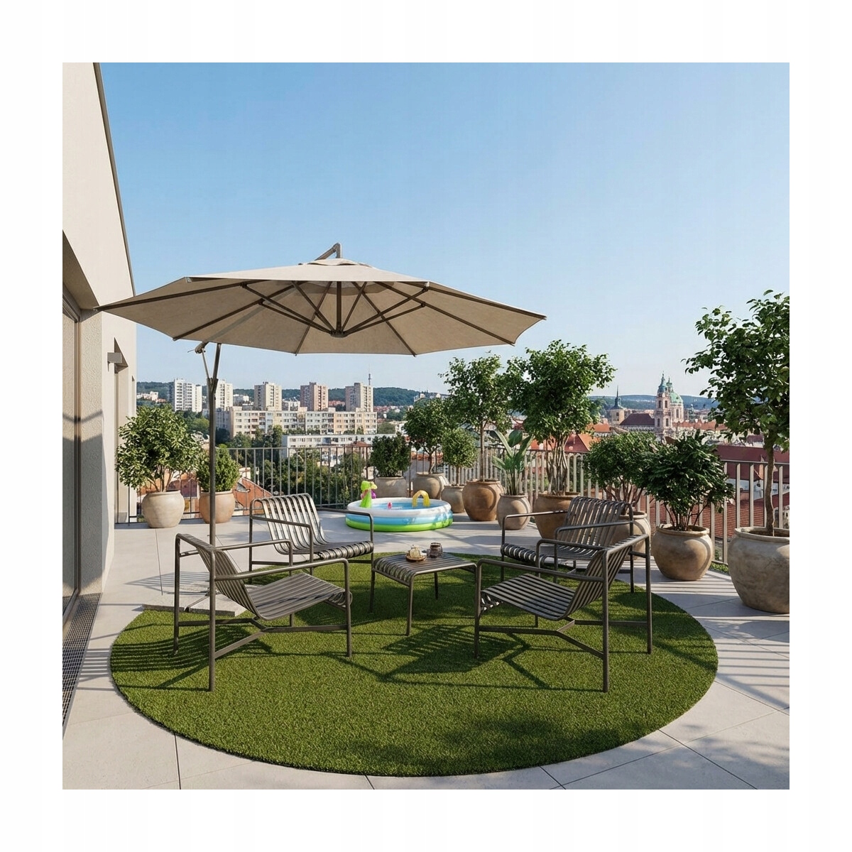 200x200 (průměr) kruh Umělá tráva Botanic kruh