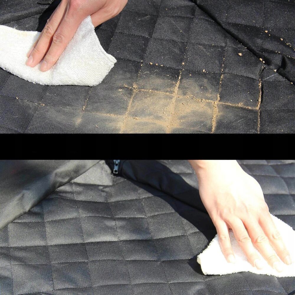 Mata Samochodowa dla Psa Ochronna Pokrowiec Ochronny do Auta na Siedzenie Kolor czarny