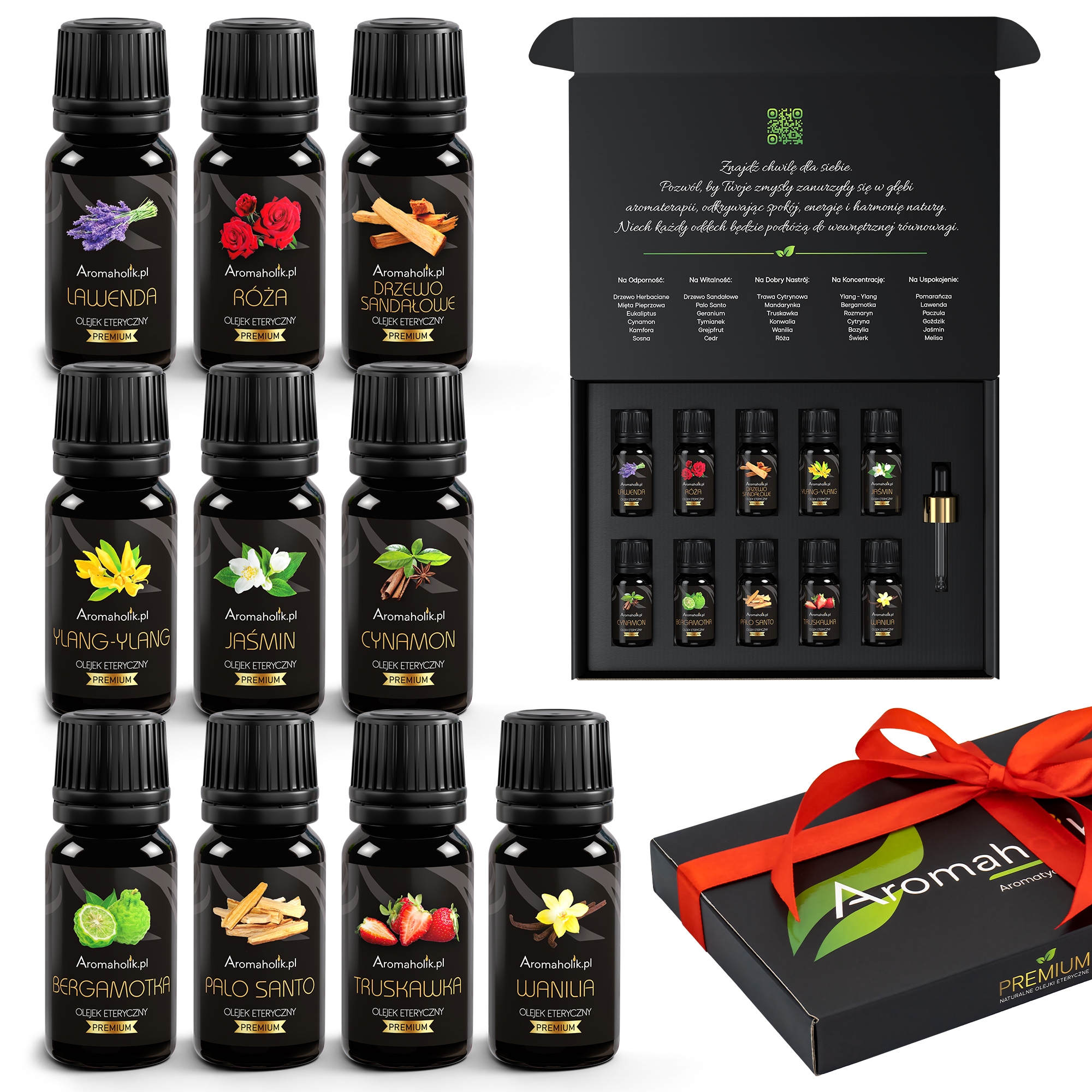 Zestaw Olejków Eterycznych Bio Zapachy Miłości Afrodyzjaki