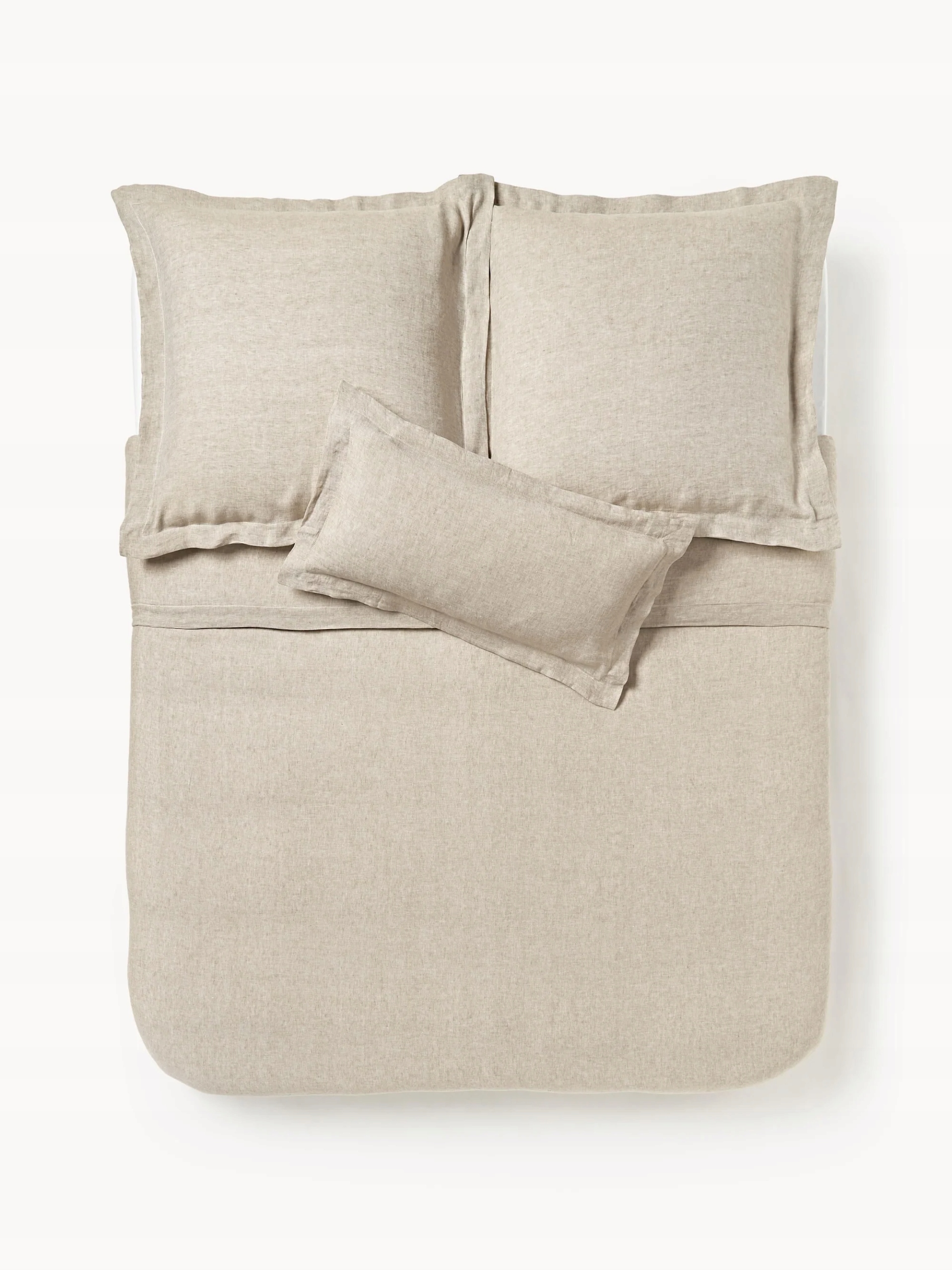 Obliečka na prikrývku z ľanu s lemom Linna 100 % Len 240 X 220 Duvet Covers