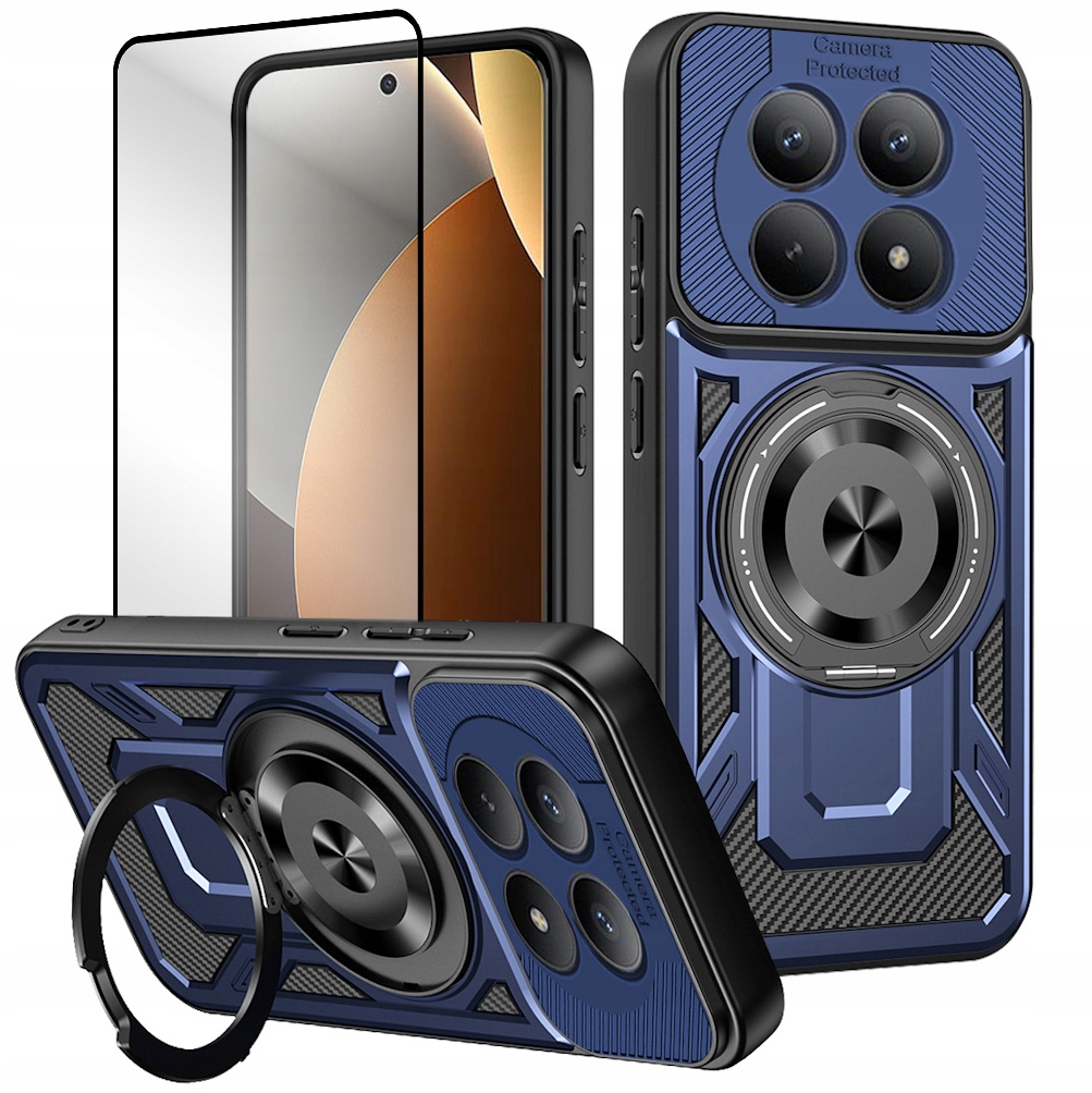 Etui do Xiaomi Redmi Note 15 5G Pancerne Ring Case Obudowa Futerał Szybka