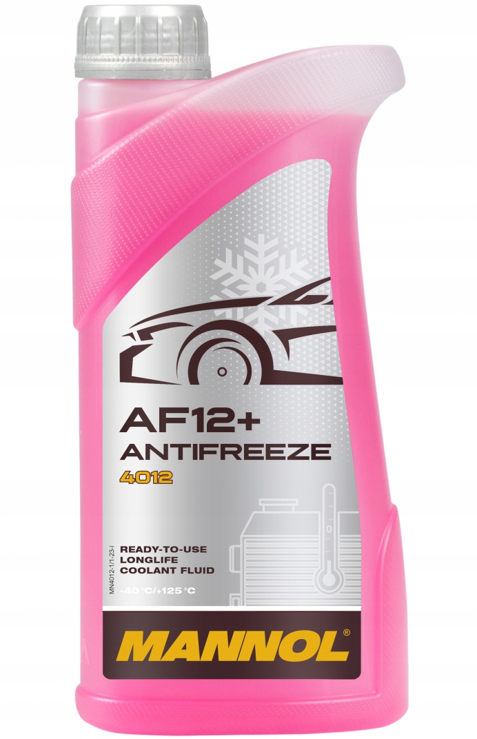 Płyn Chłodniczny Mannol Longlife 4012 AF12+ Czerwony 1L