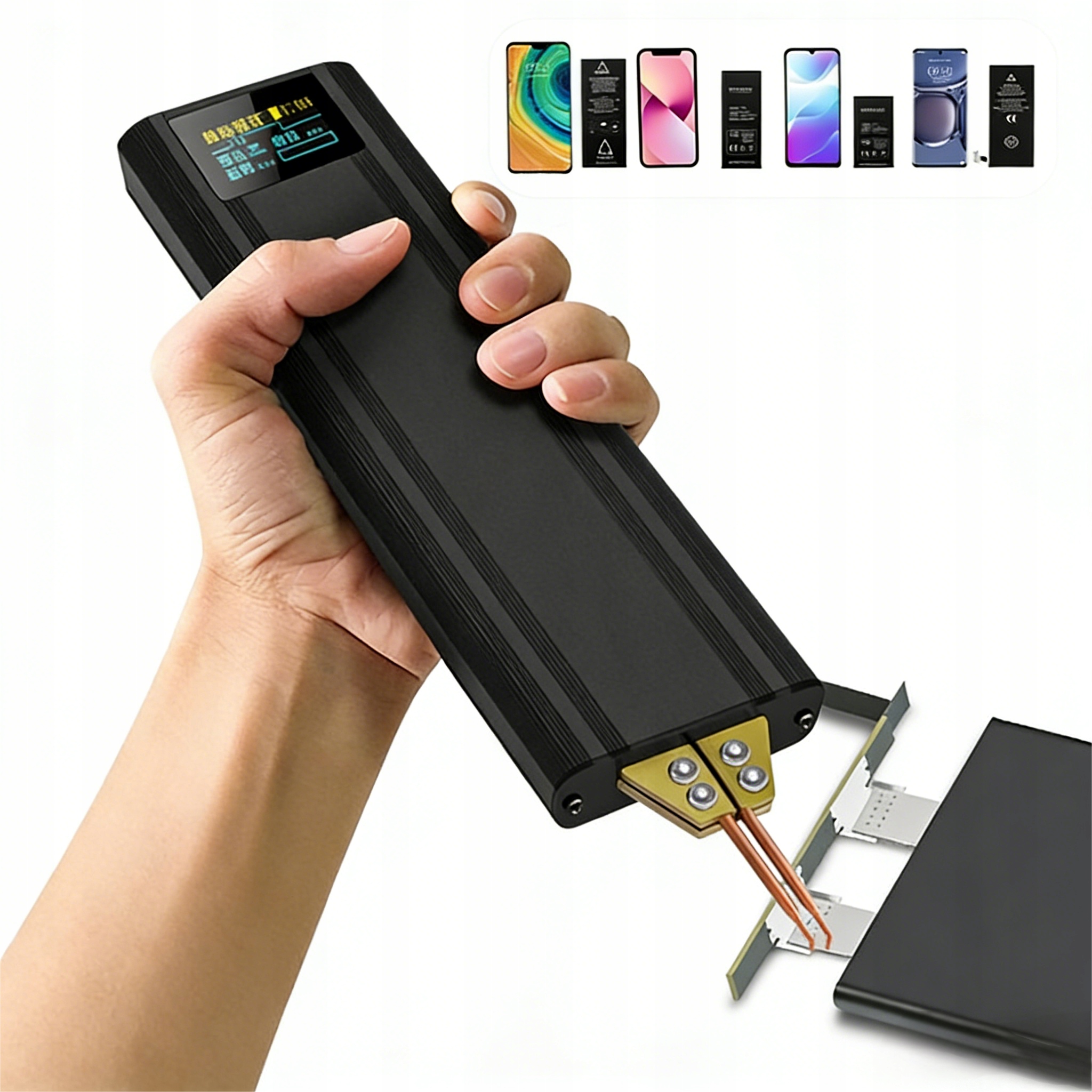 Ruční Bodová Svářečka Přenosná Svářečka 18650 5000 mAh S Mini Sítí