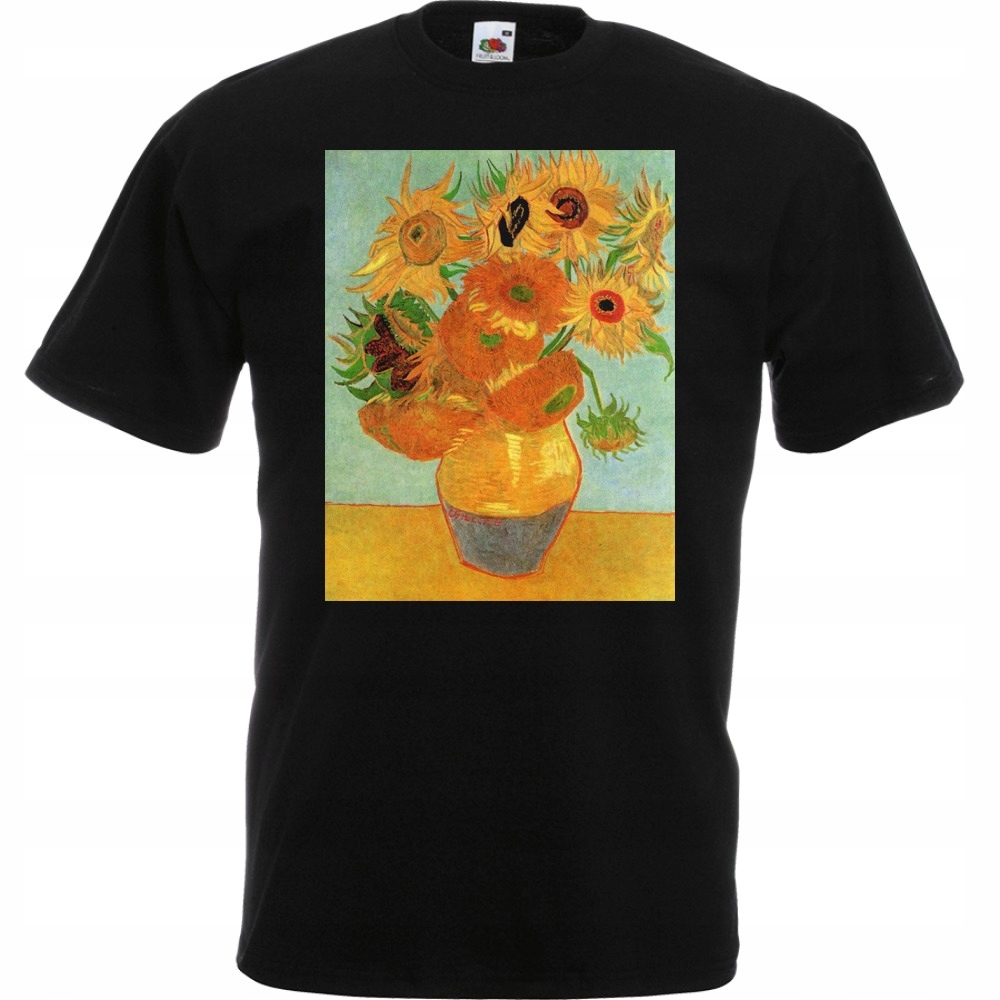 

Koszulka z nadrukiem Van Gogh słoneczniki XXL