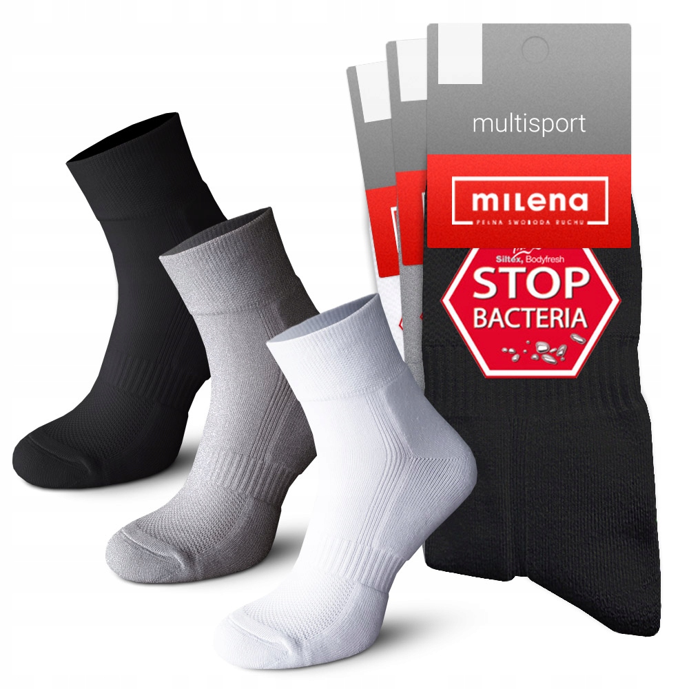 

3x Skarpety Milena 1/2 Frota z Jonami Srebra 41-43