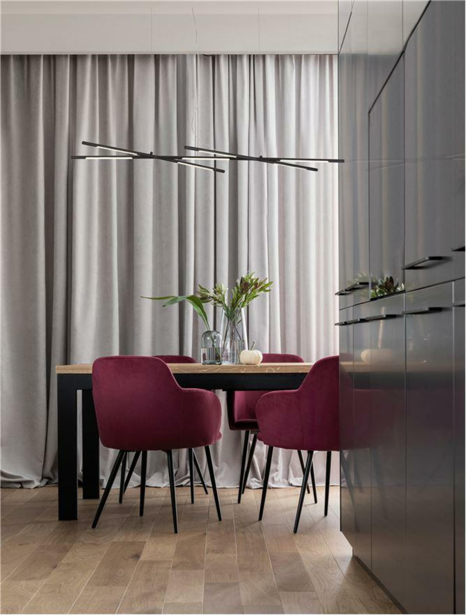 Nova Luce závesné svietidlo Raccio čierny kov a akryl Led 27W 230V 3000K IP20