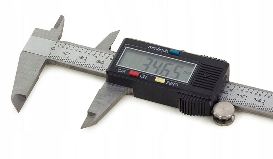 Solidna suwmiarka z wyświetlaczem lcd metalowa L15