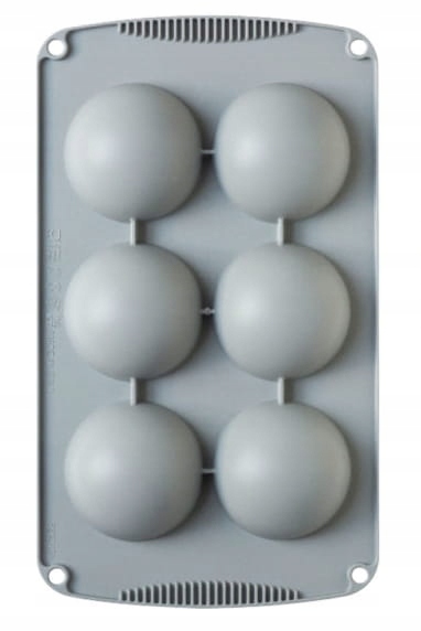 

Forma silikonowa do monoporcji Półkule Kule 70mm