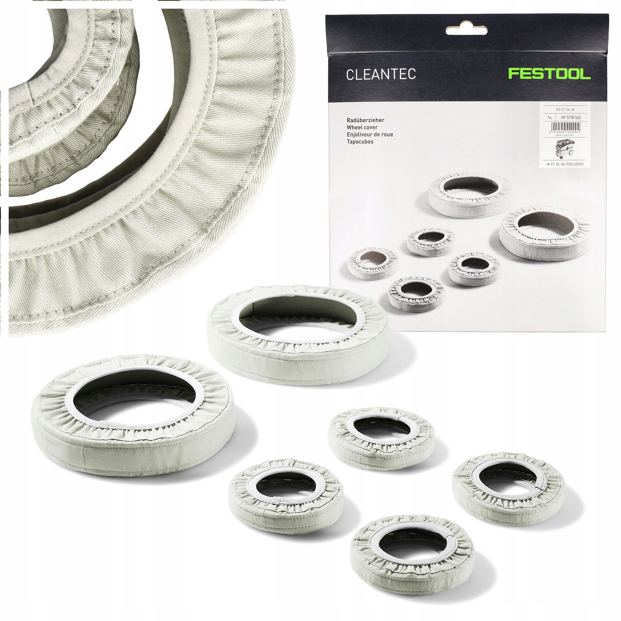 Kryty Na Kolečka Pro Vysavač Festool Ct 26/36/48 Ei Chrání Parkety