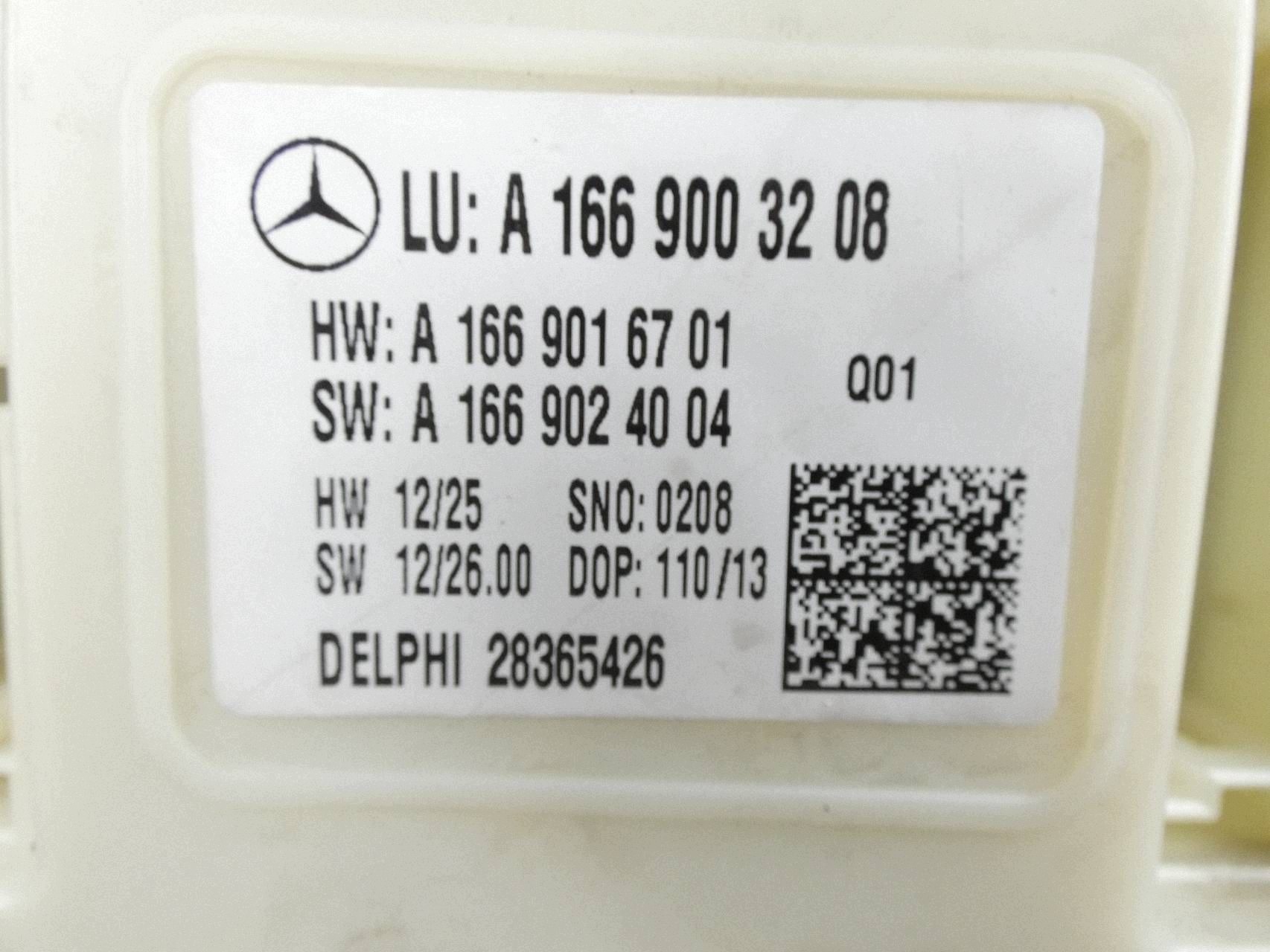 MERCEDES ML W166 GLE modulo STREOWNIK KOMFORTU SAM