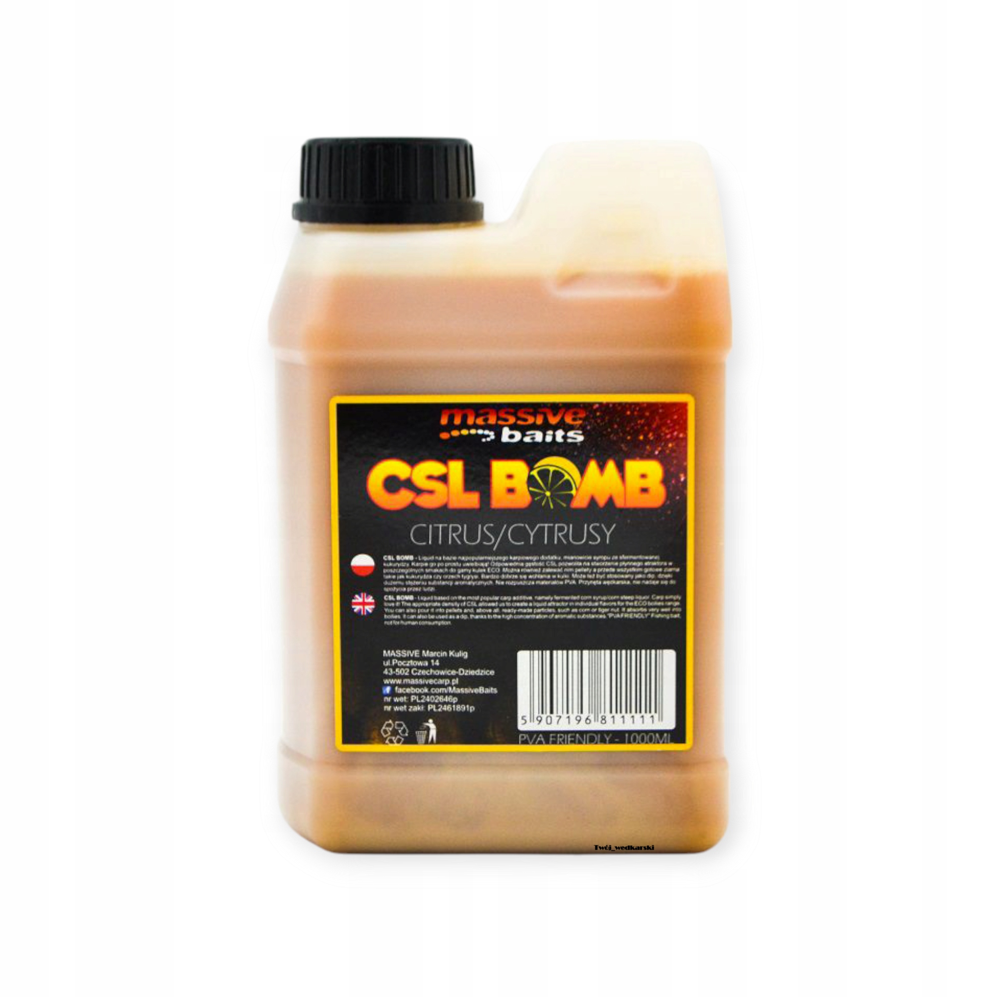 Massive Baits Liquid Csl Bomb Citrus