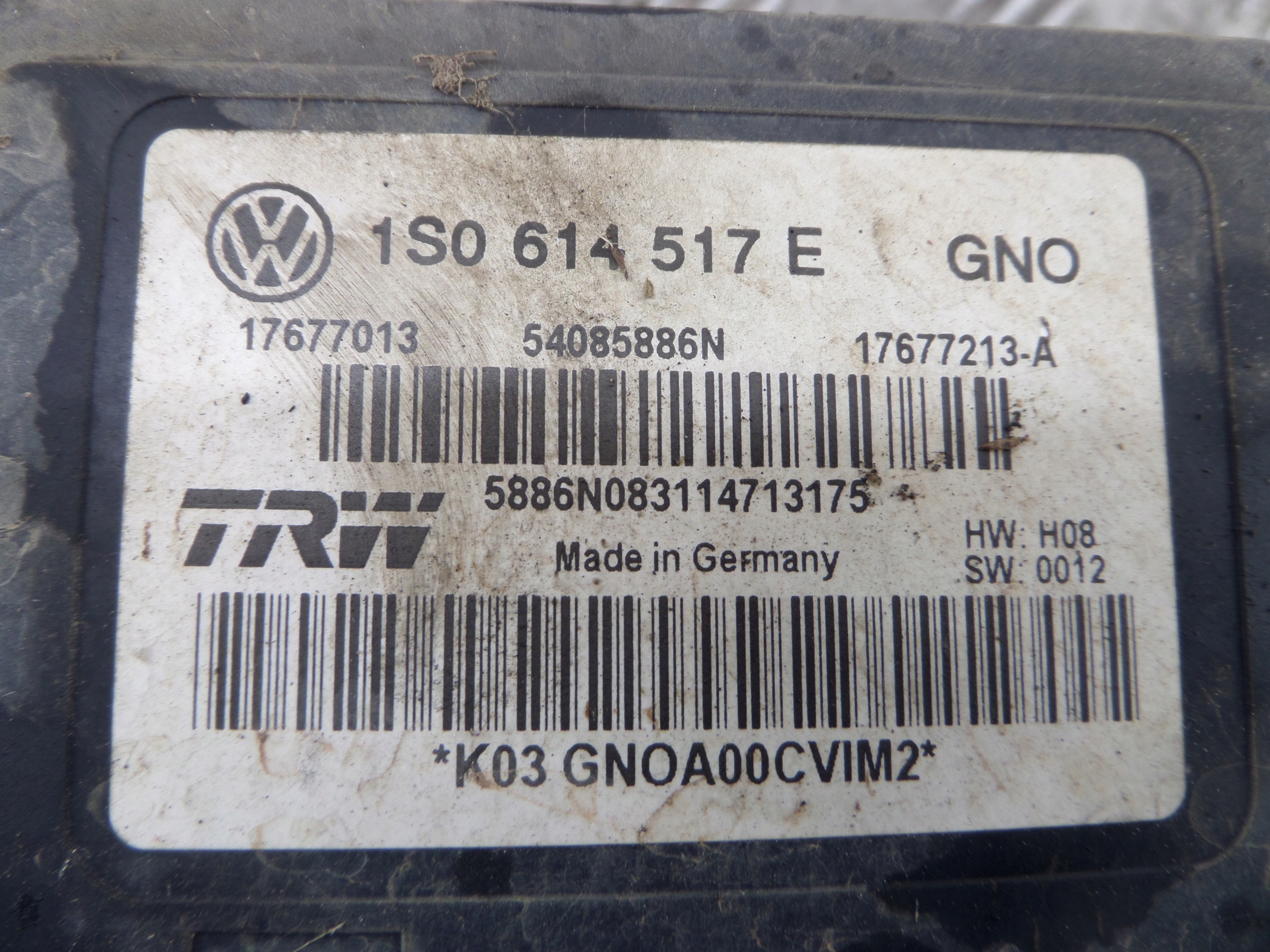 centralina pompa ABS VW UP 1S0614517E