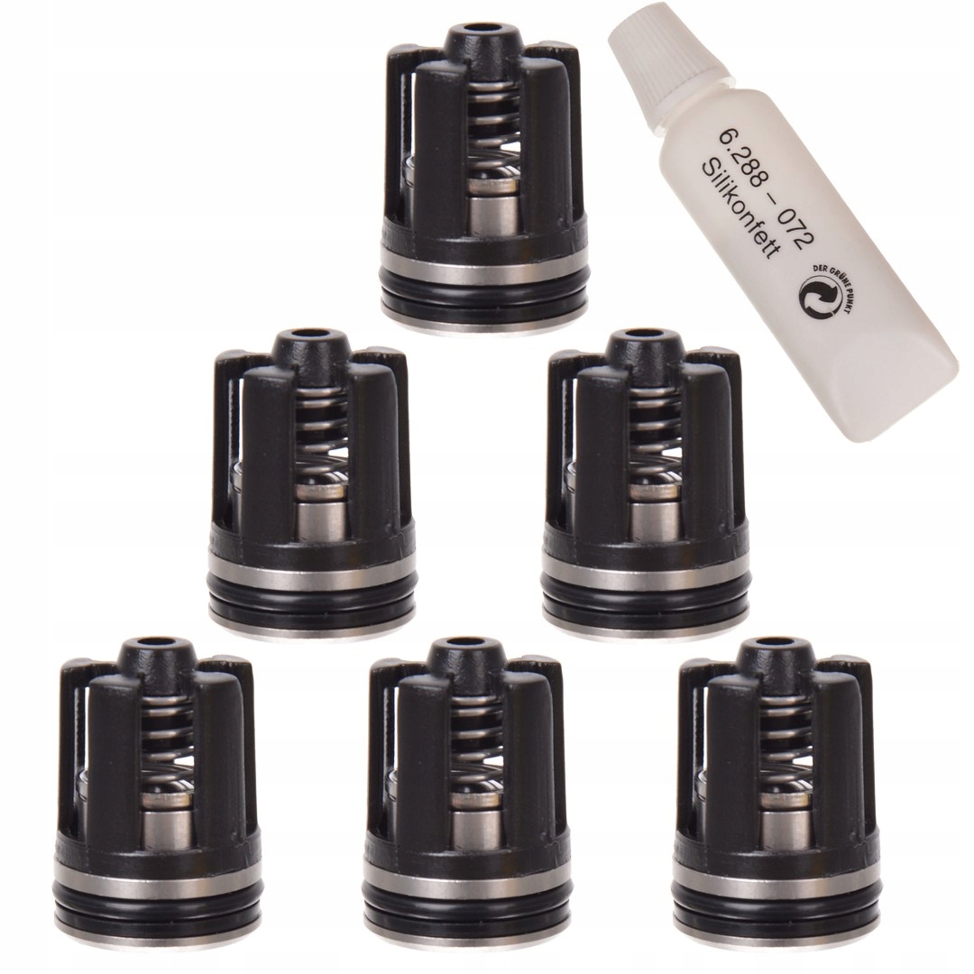 6 Kusů Ventily, ventil pro myčku Karcher Hd 1090 1094 1290 Hds 995 1195 895s