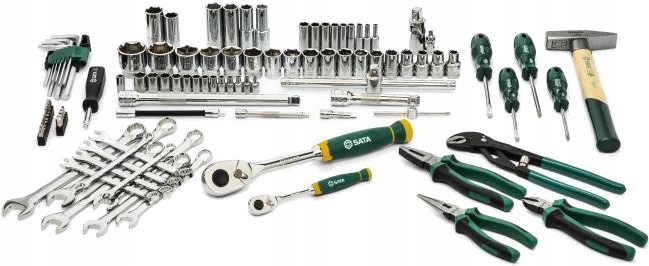 SATA ZESTAW 104 ELEMENTY KLUCZY NASADOWYCH METRYCZNYCH 1/4" I 1/2" ST09547G Kod producenta ST09547G